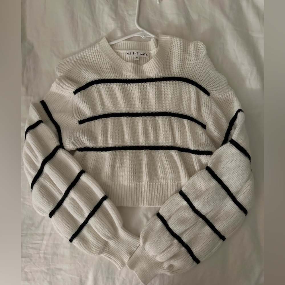 All The Ways cropped sweater